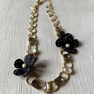 Kate Spade Blooming Bling Leather Necklace